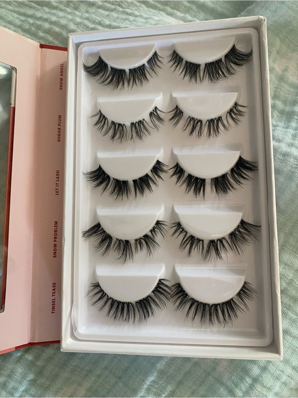 Flutterhabit Limited Edition the holiday edit Eyelash Set of 5 Luxe Underlash